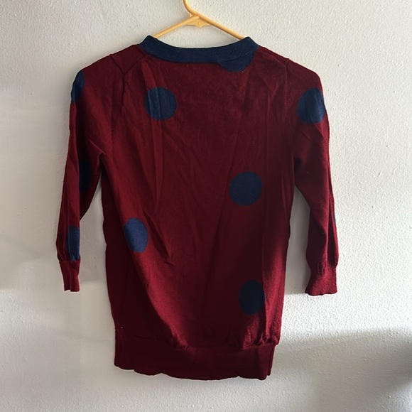 J crew wool sweater with dots - Picture 5 of 5